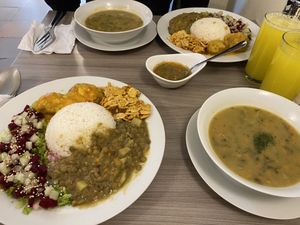 Menú del día / Daily menu  at Marvelous Vegan Plant Power Food in Bogota