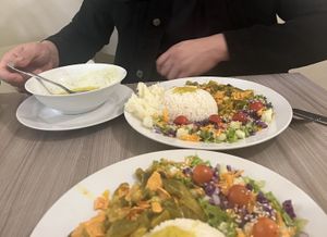 Fixed menu the first nightt  at Marvelous Vegan Plant Power Food in Bogota