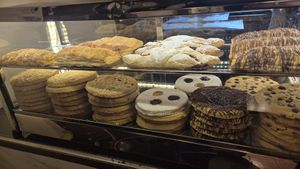 Cookies and pastries at Marvelous Vegan Plant Power Food in Bogota