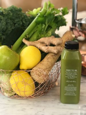 Free to be Green Juice at Free Range Juice in Williamsburg