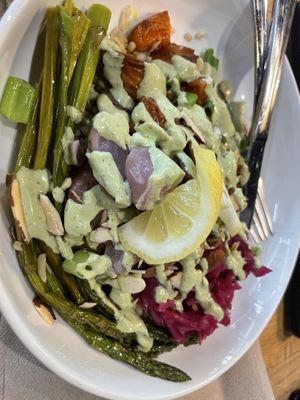 Summer grain bowl   at Bluecorn Cafe in Montrose
