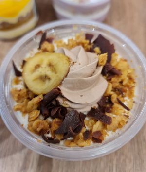 Banoffe Pie Parfait ~ 7/4/22 at Greendot - 绿一点 - AMK in Northeast Singapore