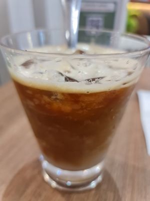 Ice Oat Milk Latte  👍🏻 ~ 12/4/22 at Greendot - 绿一点 - AMK in Northeast Singapore