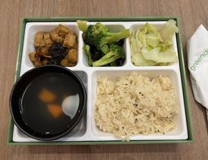 QQ tofu with sesame rice set  at Greendot - 绿一点 - AMK in Northeast Singapore