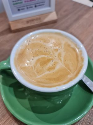 Oat Milk Latte Hot ~ 5/5/22 at Greendot - 绿一点 - AMK in Northeast Singapore