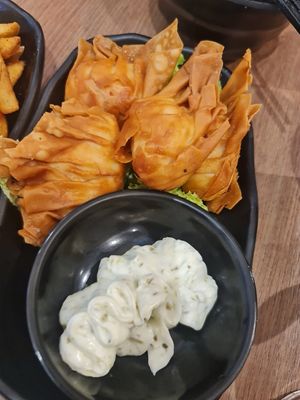 Shrimp fried ~ 18/10/22 at Greendot - 绿一点 - AMK in Northeast Singapore