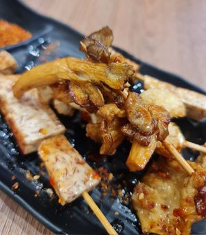 Oyster mushroom ~ 12/3/23 at Greendot - 绿一点 - AMK in Northeast Singapore