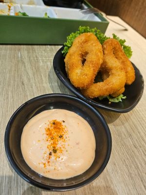Golden Calamari.~ 7/10/23 at Greendot - 绿一点 - AMK in Northeast Singapore