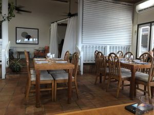 Dining room  at The Galleon in St Croix