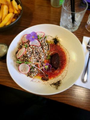 Quinoa salad at Soul Quarter in Christchurch