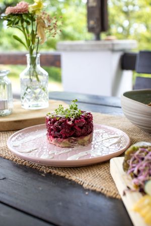 Beet Tartare  at Goldplatzl am Sonntagsberg in Bad Waltersdorf