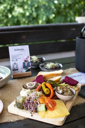 Brettljause  at Goldplatzl am Sonntagsberg in Bad Waltersdorf