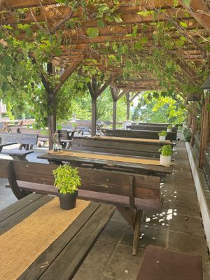 Pergola auf der Sonnenterrasse at Goldplatzl am Sonntagsberg in Bad Waltersdorf