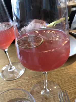 First spritz on the menu. Don’t remember the name but it was awesome!  at Tigermilch in Cologne