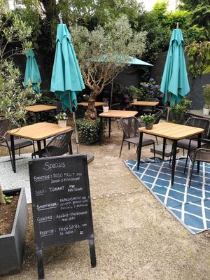 Garden at Fika in Nijmegen