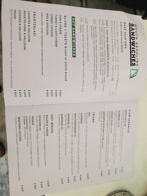 Menu at Grains & Greens No.1 in Nicosia