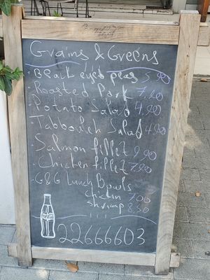 Specials at Grains & Greens No.1 in Nicosia