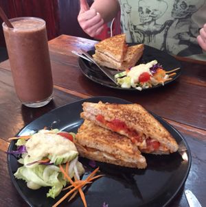 toasties at Beetroot Stories Cafe in Chiang Mai