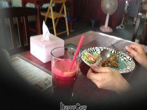 FOOD AND JUICE at Beetroot Stories Cafe in Chiang Mai