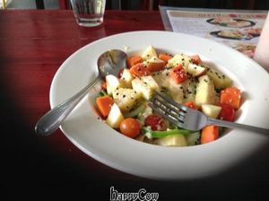 Veg and Fuit salad at Beetroot Stories Cafe in Chiang Mai