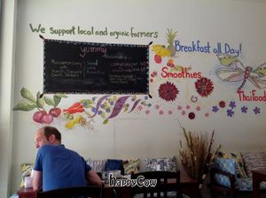The Interior at Beetroot Stories Cafe in Chiang Mai