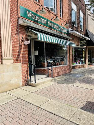 Main entrance on Liberty St   at Wooster Natural Foods in Wooster