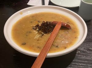 Wild Mushroom Congee.  at Vegedelight in Markham