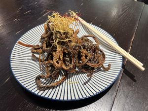 Shiitake Mushroom with Orange Shreds  at Vegedelight in Markham