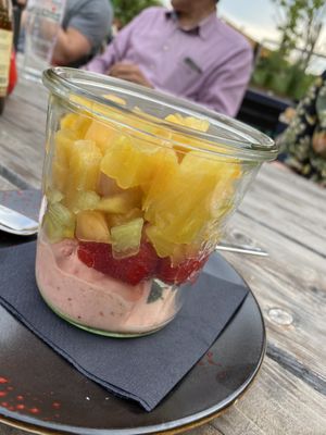 Bos & Co - sorbet ice cream with fruit   at Bos & Co in Oosterhout