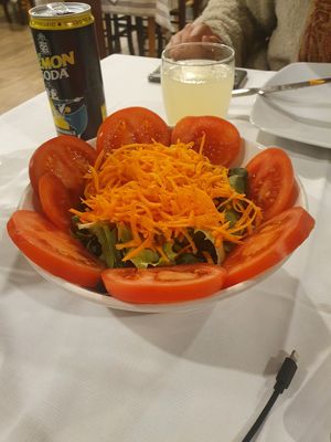 salad bowl for two persons at Trattoria Pizzeria Le Due Lune in Levanto