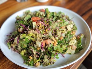 Tea leaf salad at Rangoon Burmese Kitchen in Honolulu