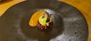 Mole dish (came with tamali) at Aurora in Edinburgh