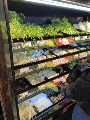 Lots of veggie options  at Dragon Hot Pot - Swanston in Melbourne