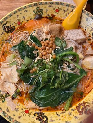 vegan hot pot🤝🍲  at Dragon Hot Pot - Swanston in Melbourne