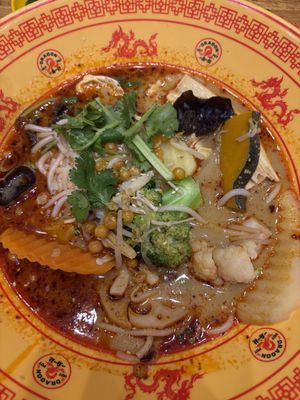 Vegan hot pot  at Dragon Hot Pot - Swanston in Melbourne