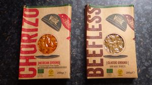 Chorizo and minced beef at LPG BioMarkt - Kreuzberg in Berlin