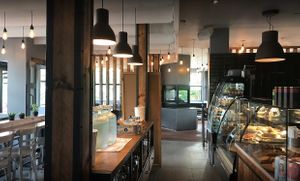 Indoor setting at Café de la Gare in Rosemere