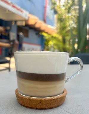 cappuccino  at Fresh & Co in Mexico City