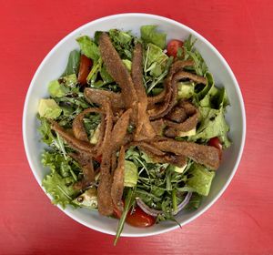 ensalada del diez (no black olive)  at Fresh & Co in Mexico City