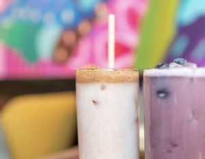 Aguas Frescas  at Penelope's Vegan Taqueria in Chicago