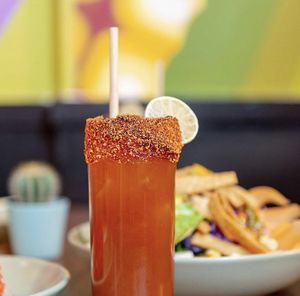Spicy Michelada (Non-Alcoholic)  at Penelope's Vegan Taqueria in Chicago