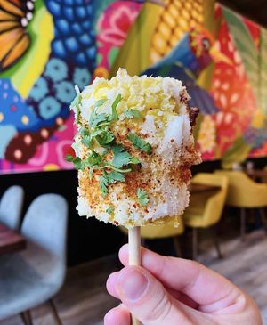 Elote  at Penelope's Vegan Taqueria in Chicago