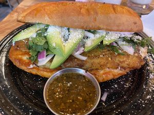 Torta  at Penelope's Vegan Taqueria in Chicago