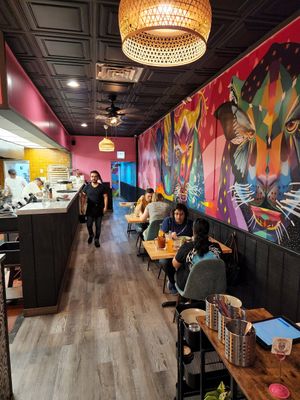 Ambiance at Penelope's Vegan Taqueria in Chicago