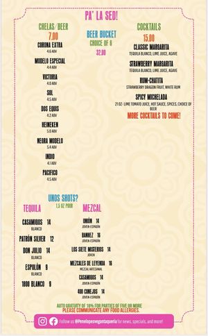 Page 4  at Penelope's Vegan Taqueria in Chicago