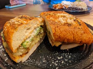 Torta at Penelope's Vegan Taqueria in Chicago