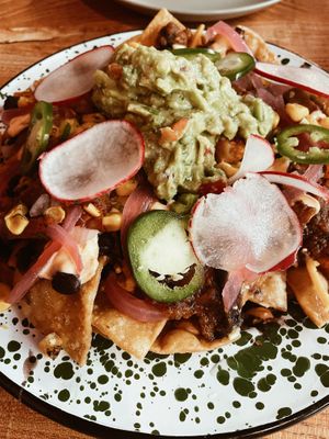 Vegan nachos  at Penelope's Vegan Taqueria in Chicago