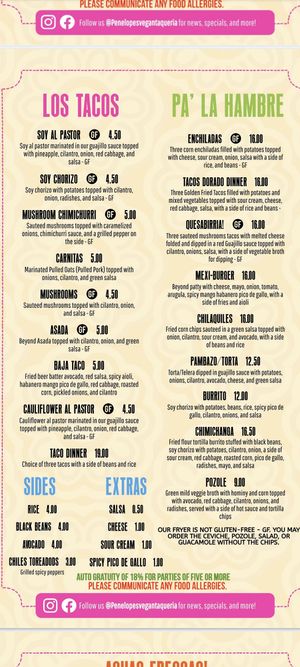  at Penelope's Vegan Taqueria in Chicago