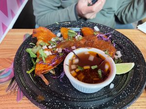   at Penelope's Vegan Taqueria in Chicago