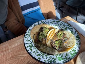   at Penelope's Vegan Taqueria in Chicago